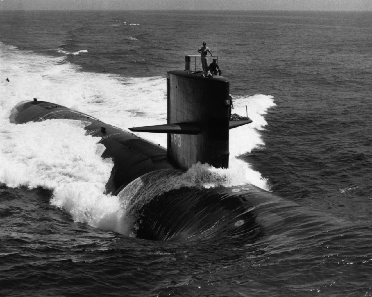 USS HAMMERHEAD SSN 663--Nuclear Powered Attack Submarine USN Navy Photo Print 