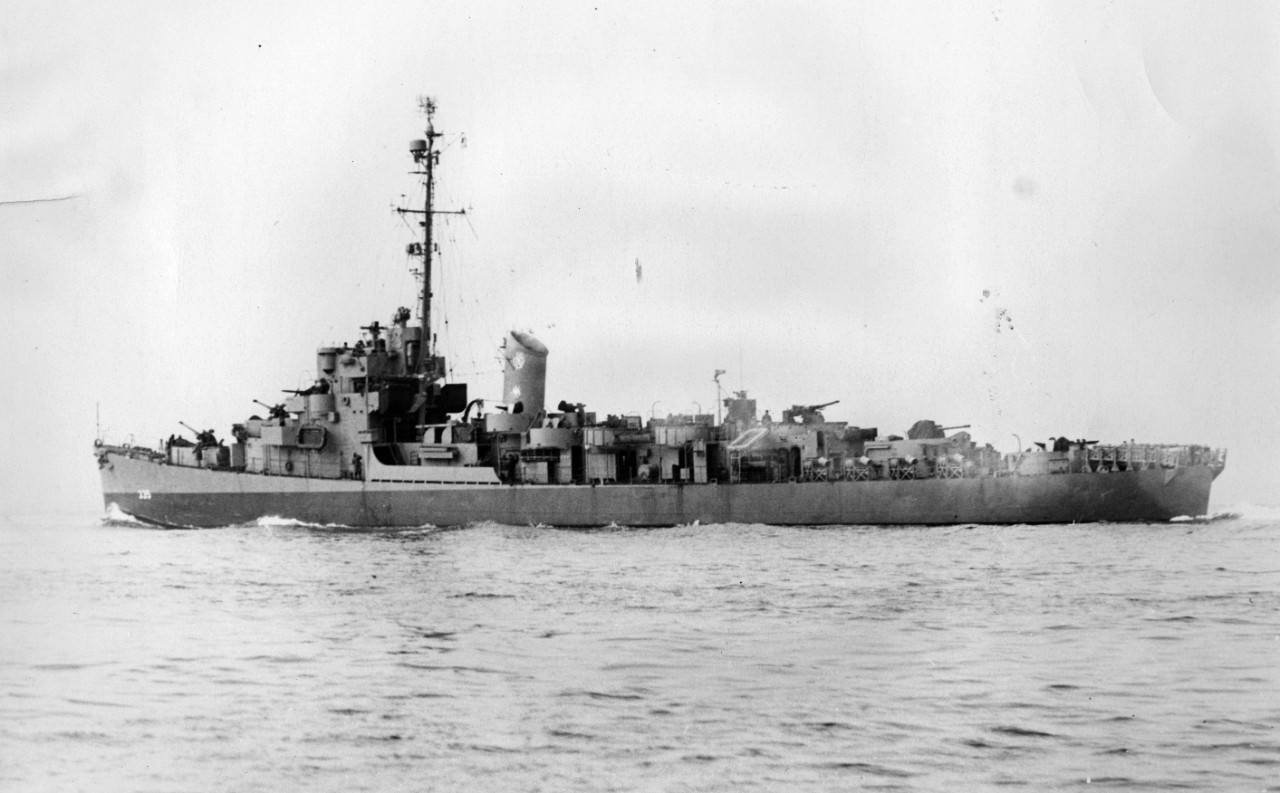 USS Daniel (DE-335), possibly off the New York Navy Yard