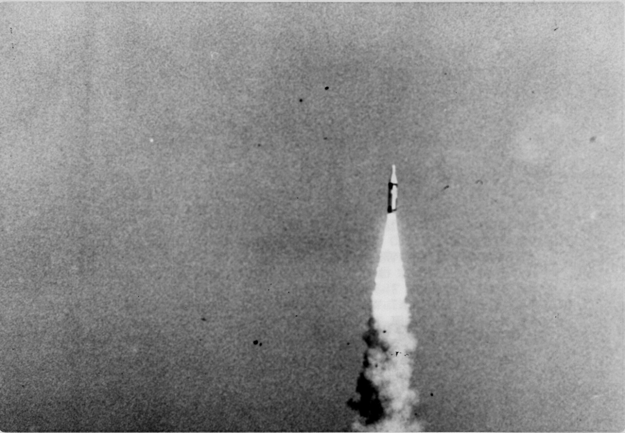 <p>L55-15.02.30 First Test Polaris Launched from USS George Washington July 20, 1960</p>
