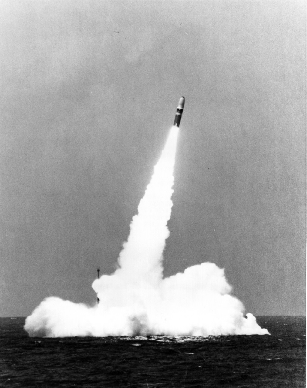<p>L55-19-06-003 First Launch of Trident Missile from USS Francis Scott Key (SSBN-657)</p>