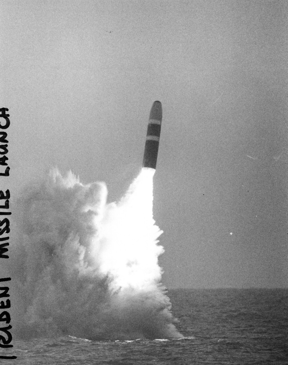 <p>L55-19-06-009 Test Launch of Trident from USS John C. Calhoun (SSBN-630)</p>

