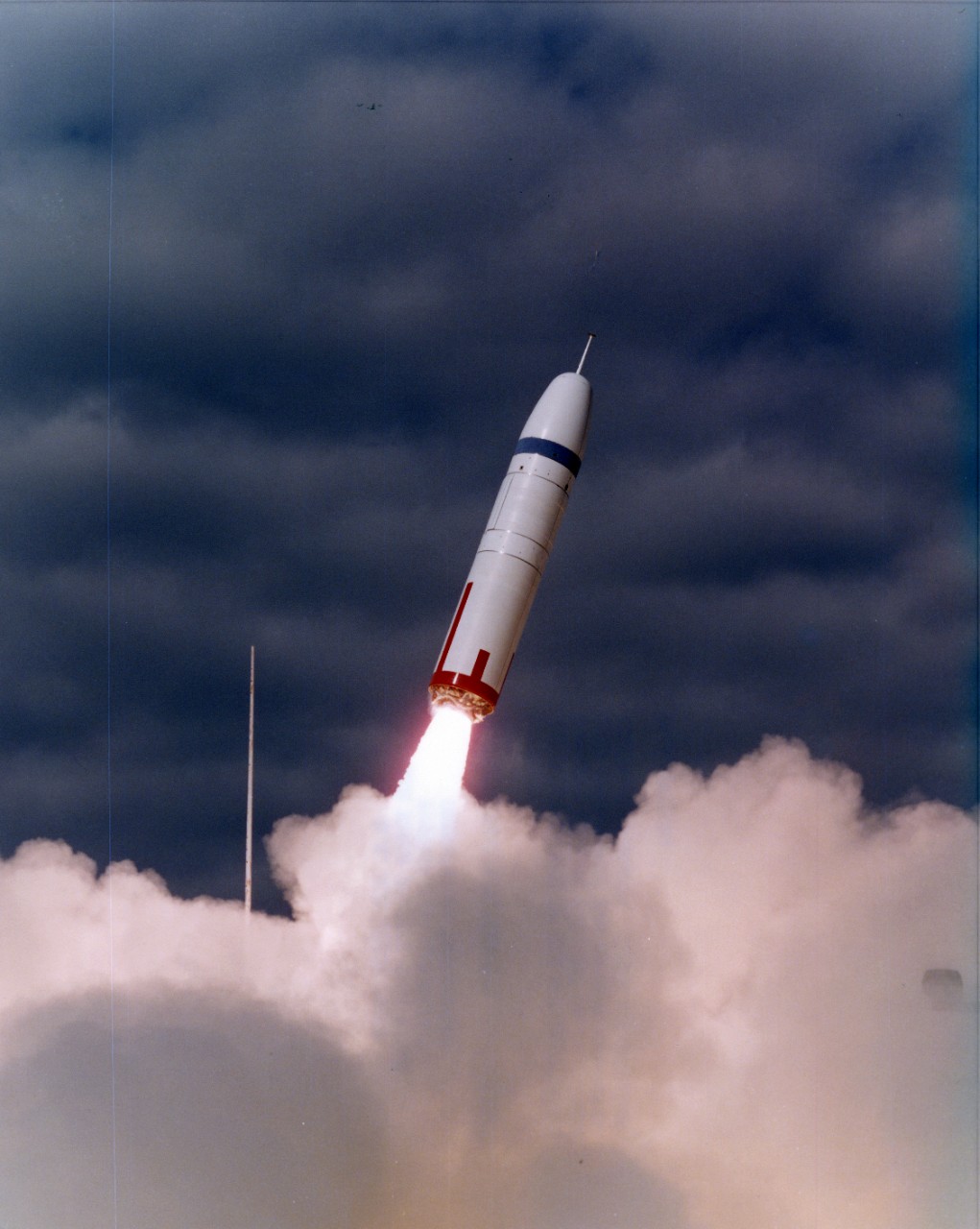 <p>L55-19-06-013 First Launch of Trident at Cape Canaveral</p>
