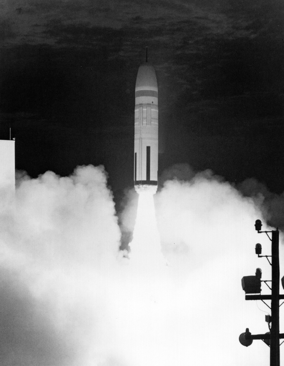 <p>L55-19-06-014 Test Launch of Trident at Cape Canaveral</p>
