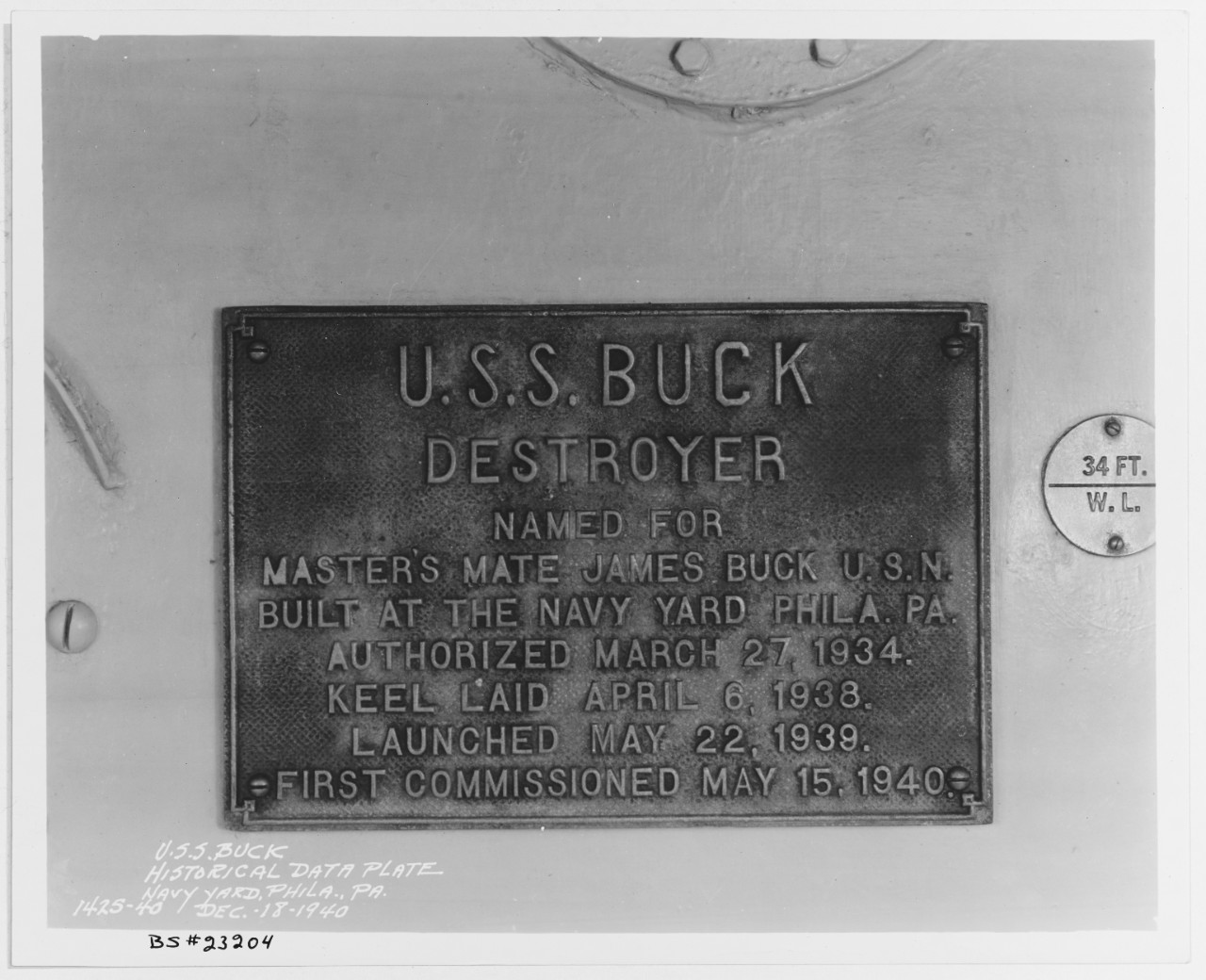 USS BUCK (DD-420)