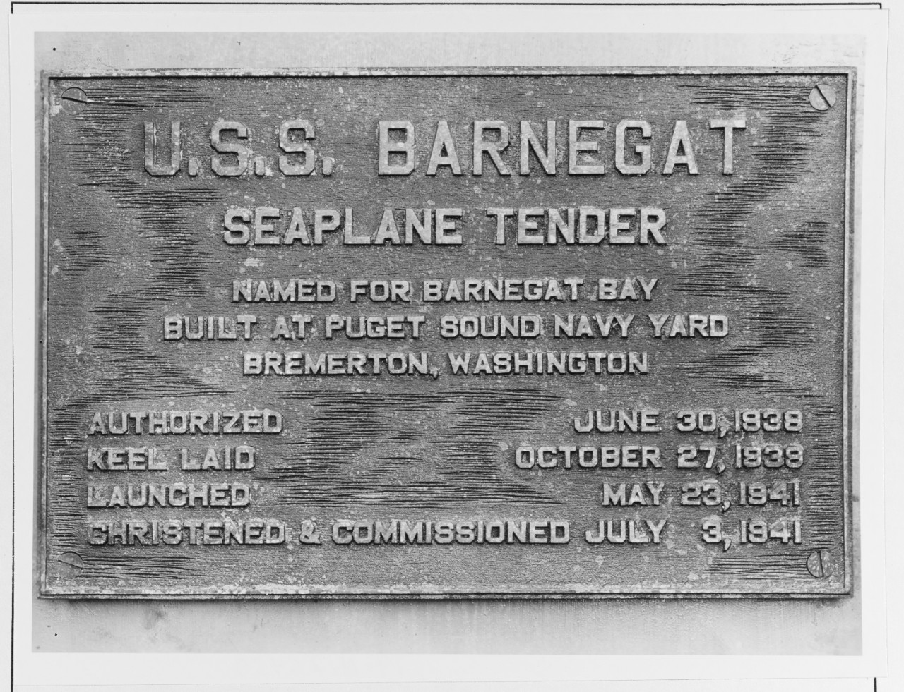 USS BARNEGAT (AVP-10)