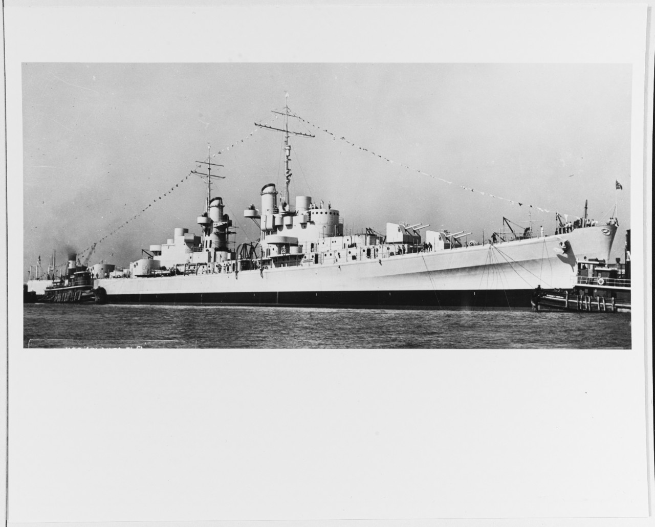 US45 Axis & Allies War At Sea USA USS Atlanta CL 51 