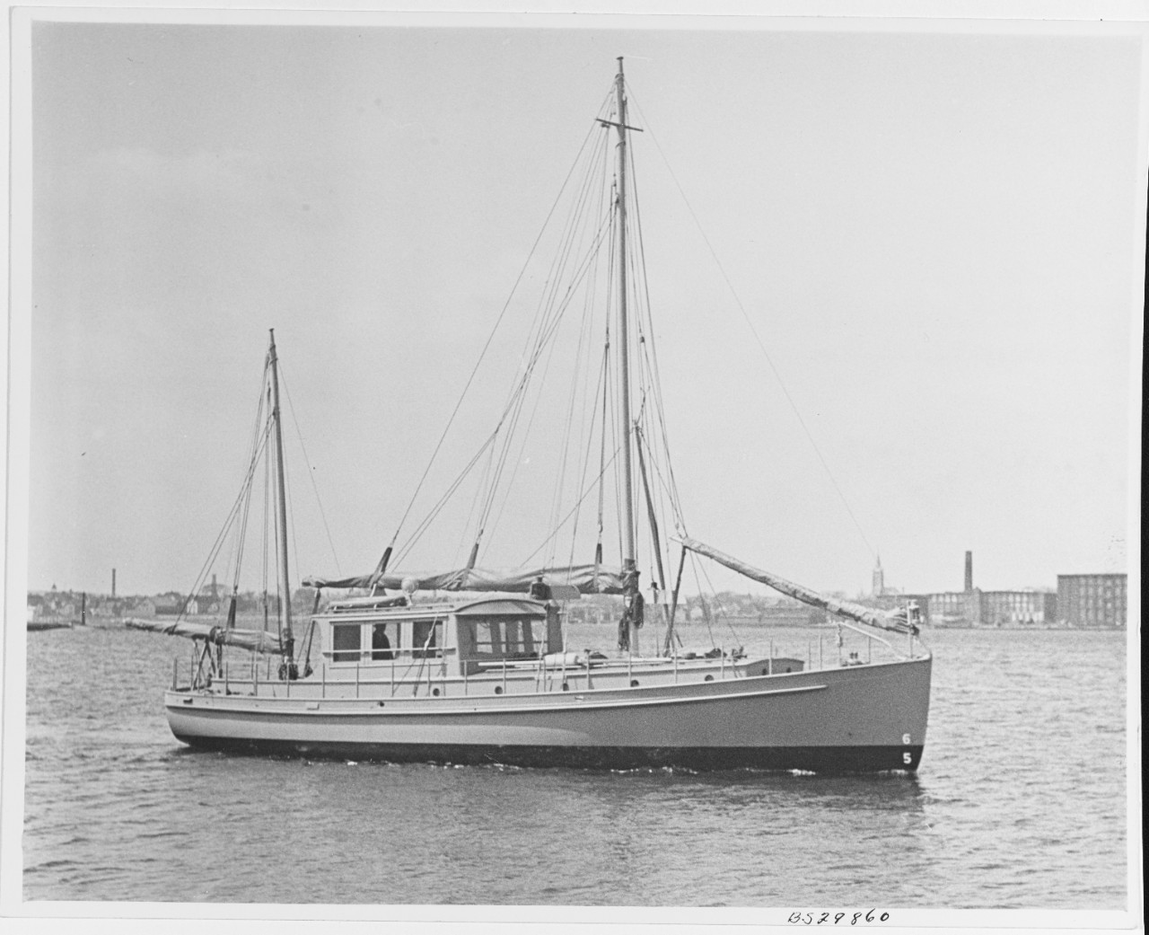 Navy patrol craft (YP) formerly the yacht WANDERER