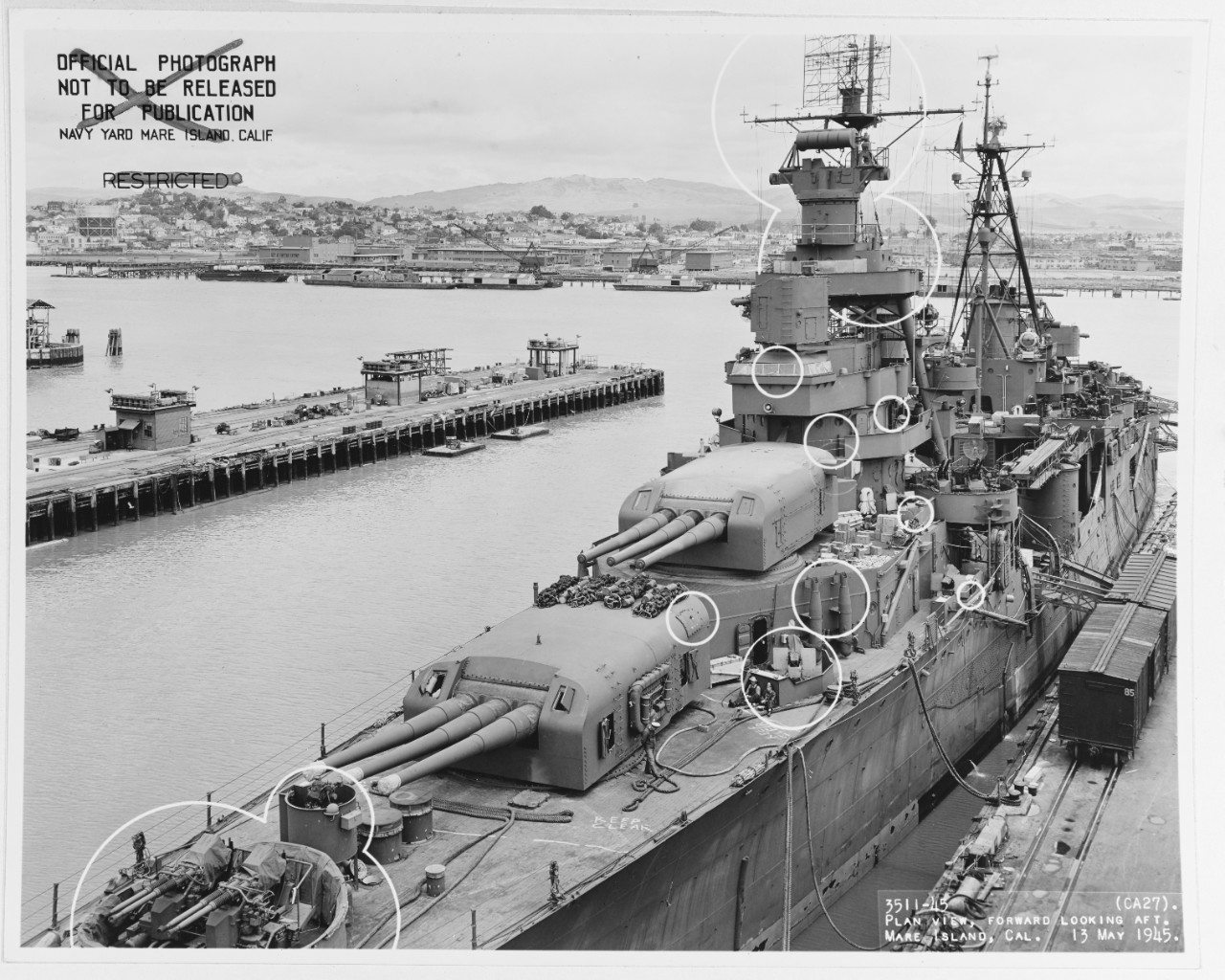 USN Navy USS Chester CA 27 Naval Ship Photo Print 