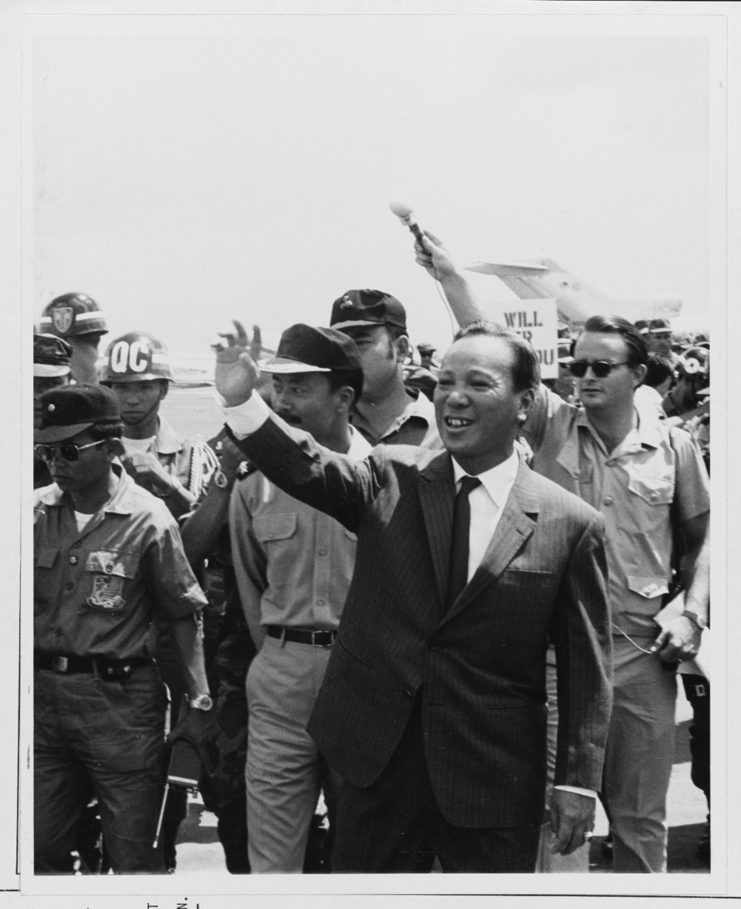 South Vietnam President Nguyen Van Thieu