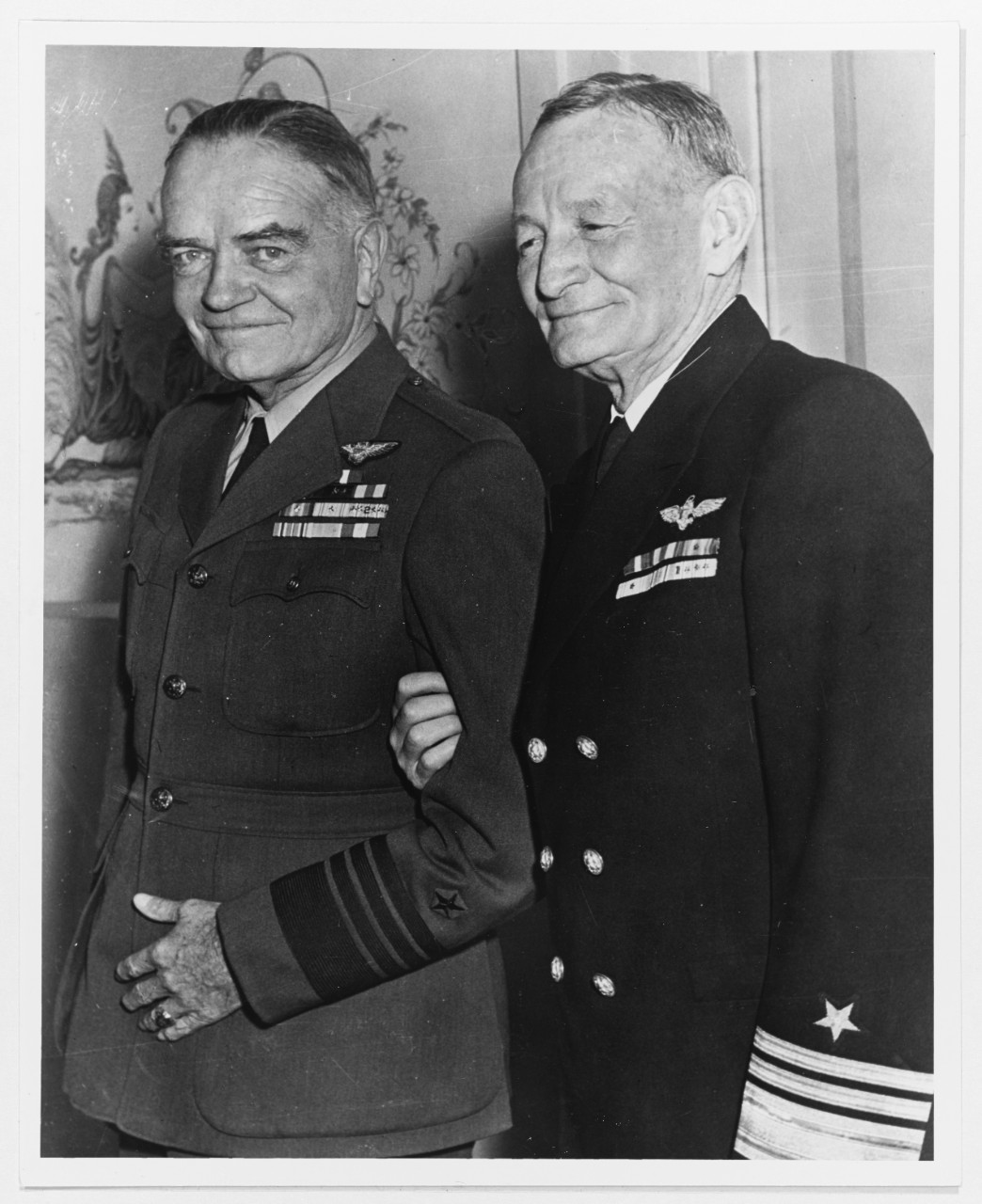 Admiral William F. Halsey, Jr., USN and Vice Admiral John S. McCain, Sr., USN