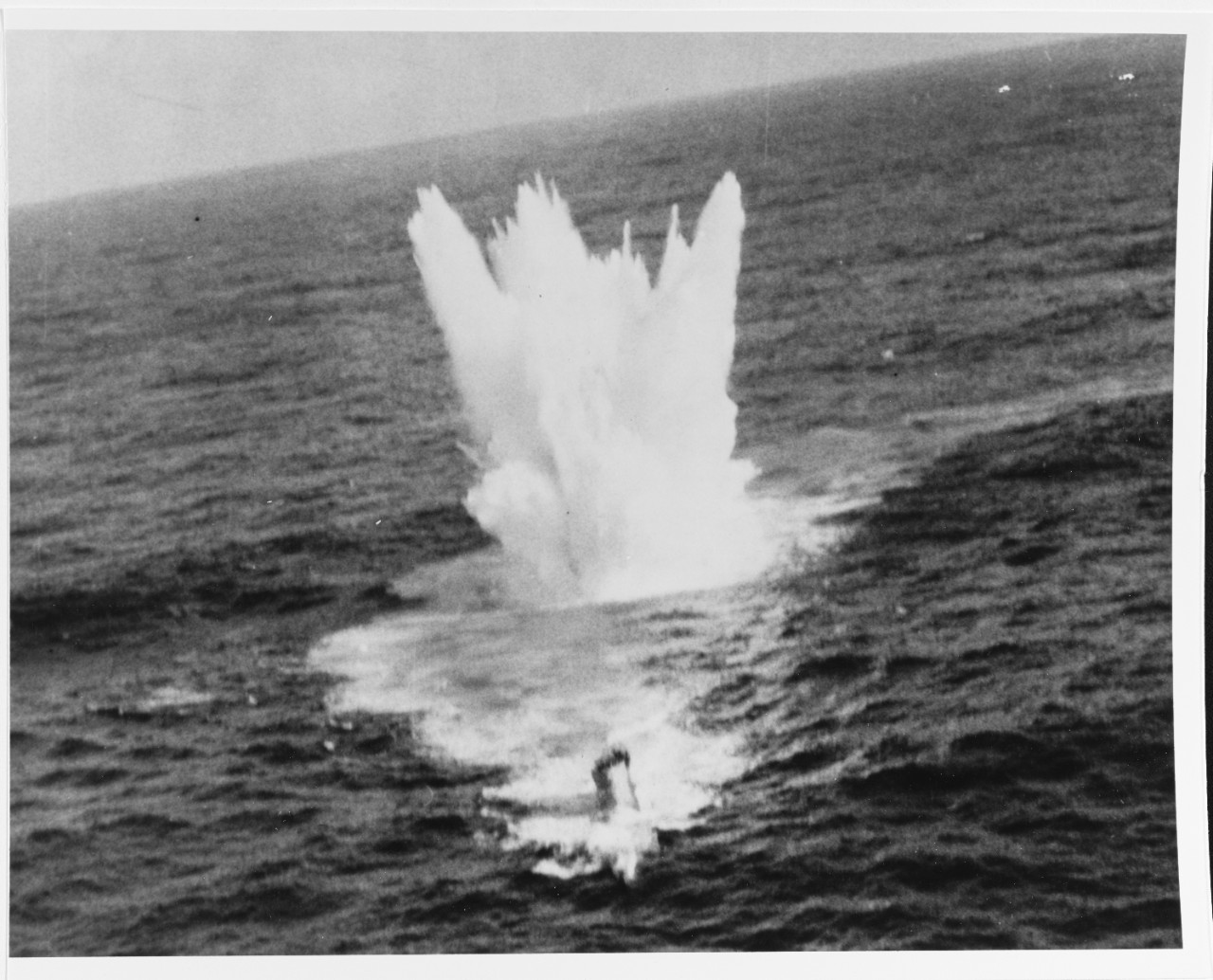 Attack on a German submarine