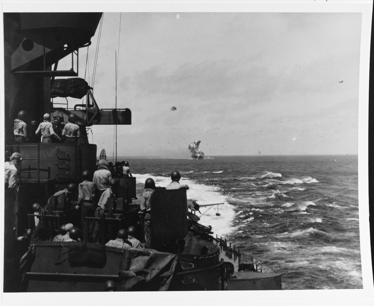 Carrier strikes in the Philippines, November 1944.