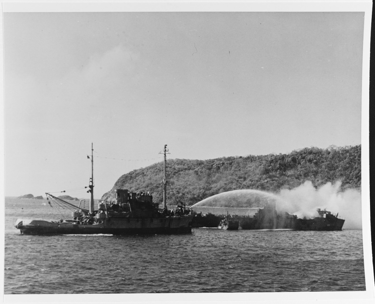Operations in Manila Bay, 1945.