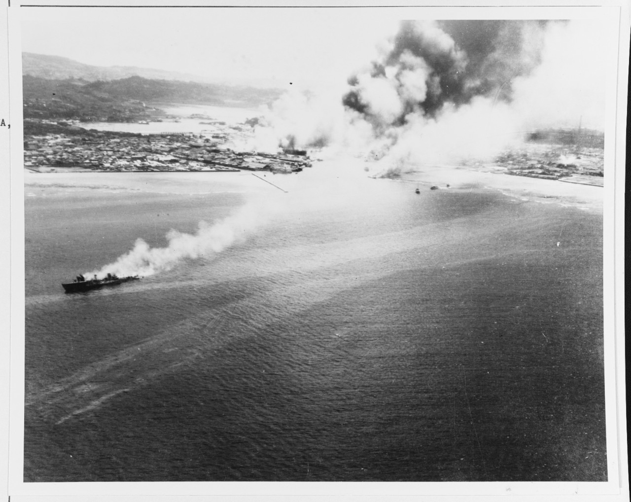 Naha Harbor, Okinawa, 10 October 1944.