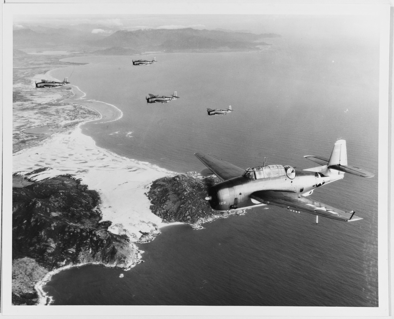 Formation of TBF Avenger Aircraft