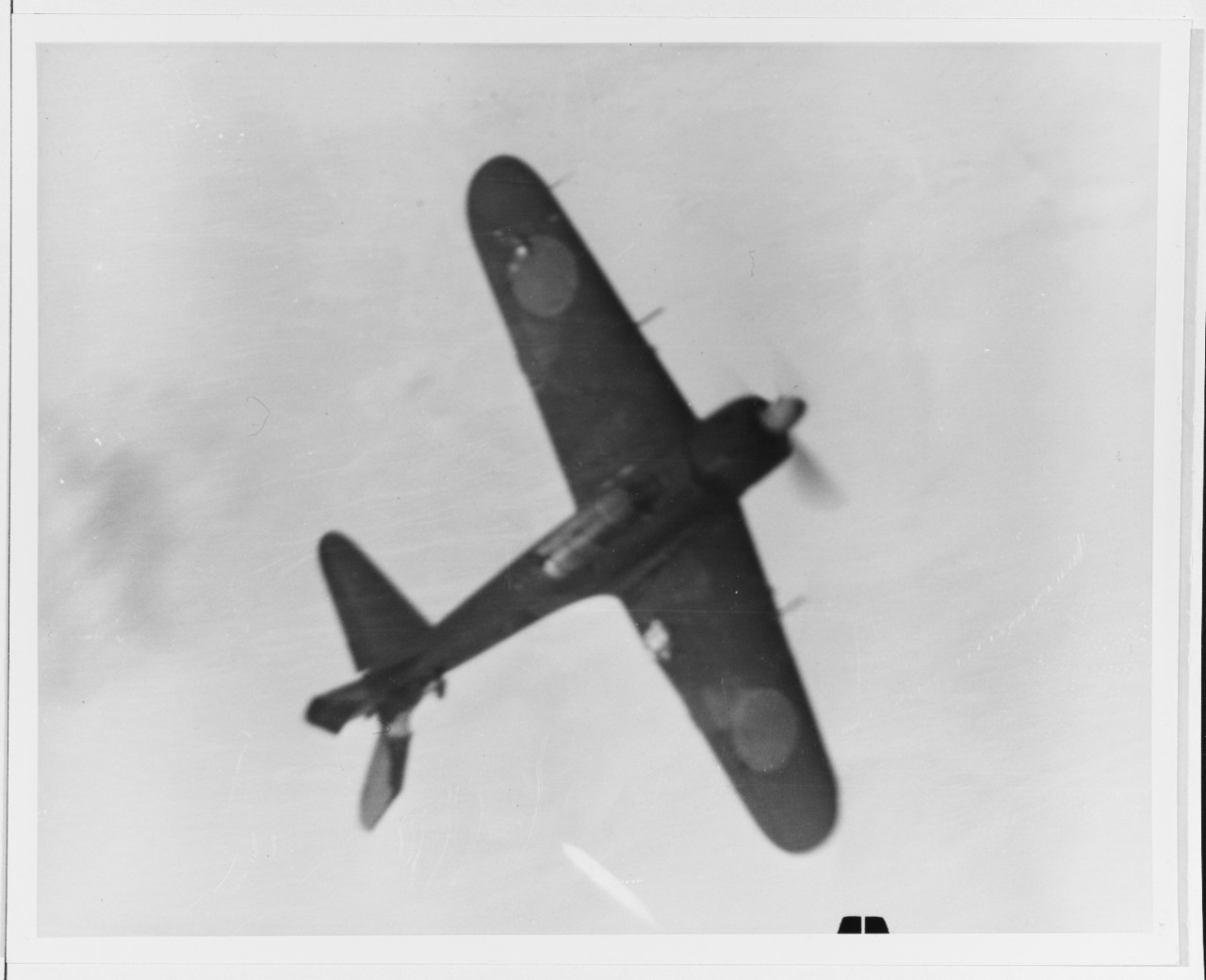 Japanese "Zeke" Kamikaze plane