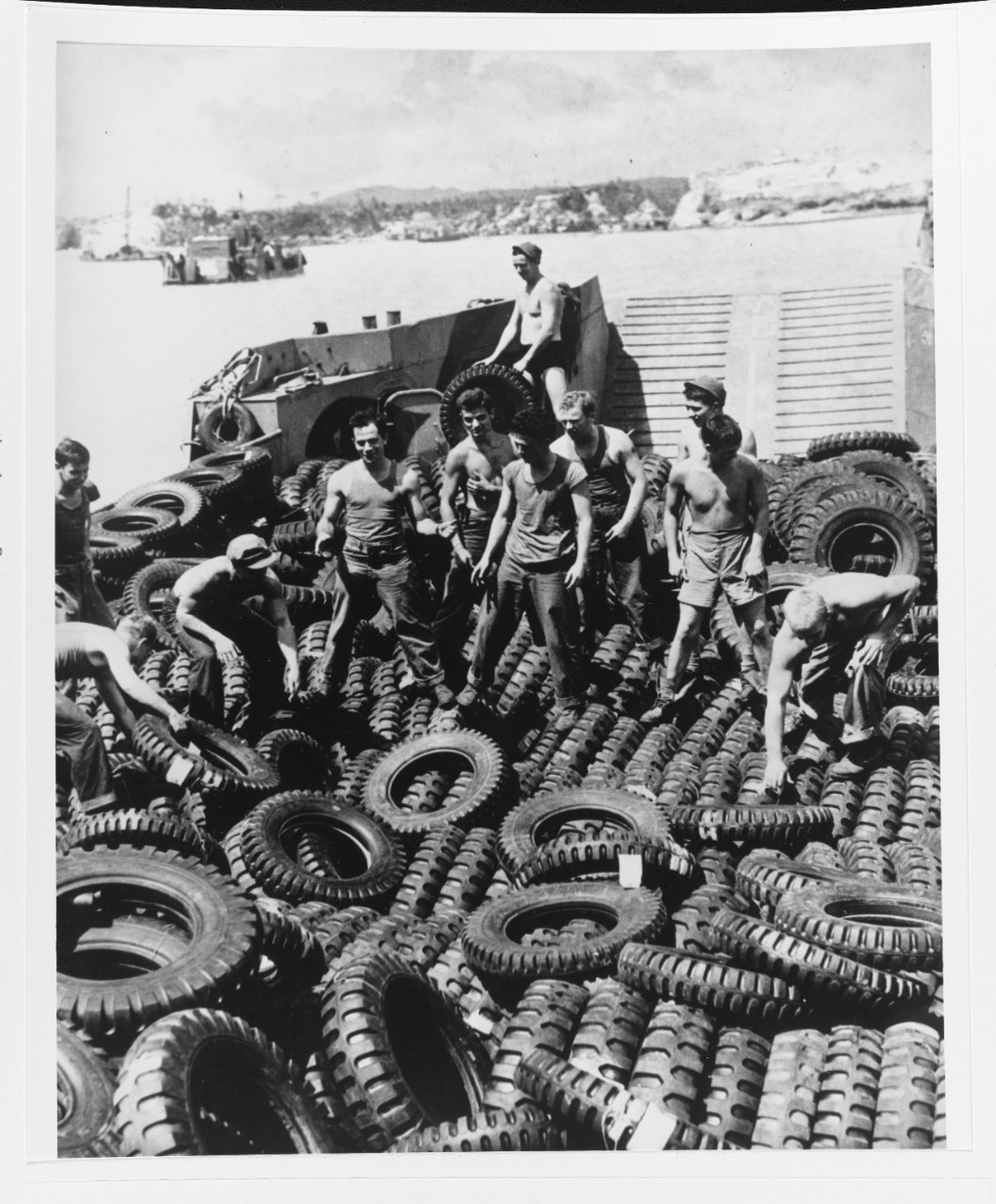 An LCT load of tires