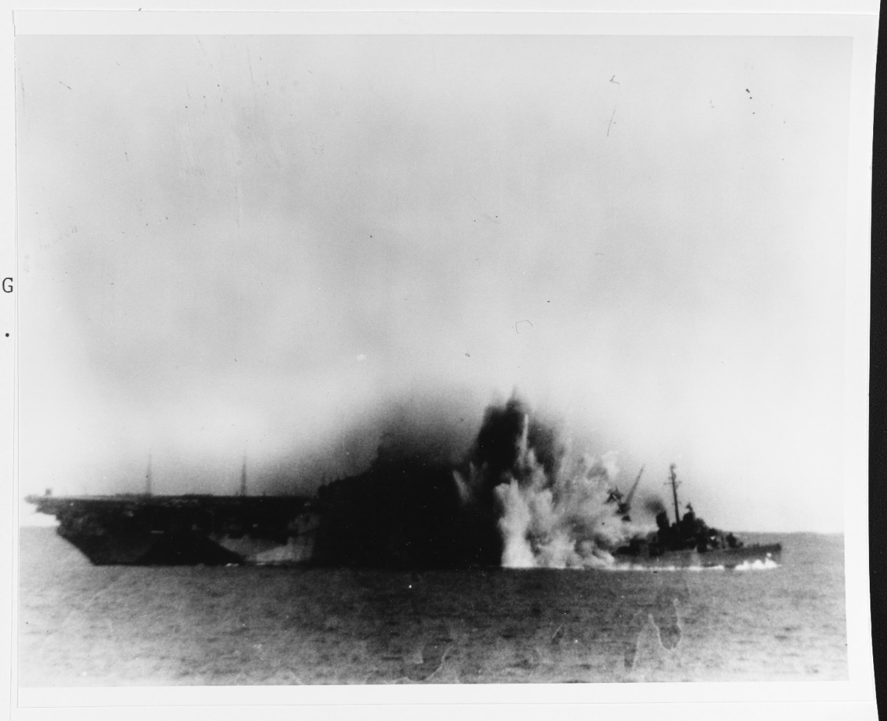 Carrier strikes on Japan, March 1945.