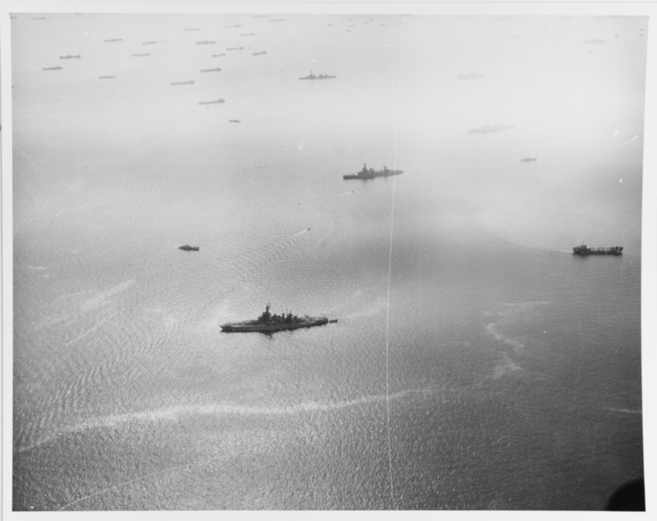 Warships in Leyte Gulf, Philippine Islands