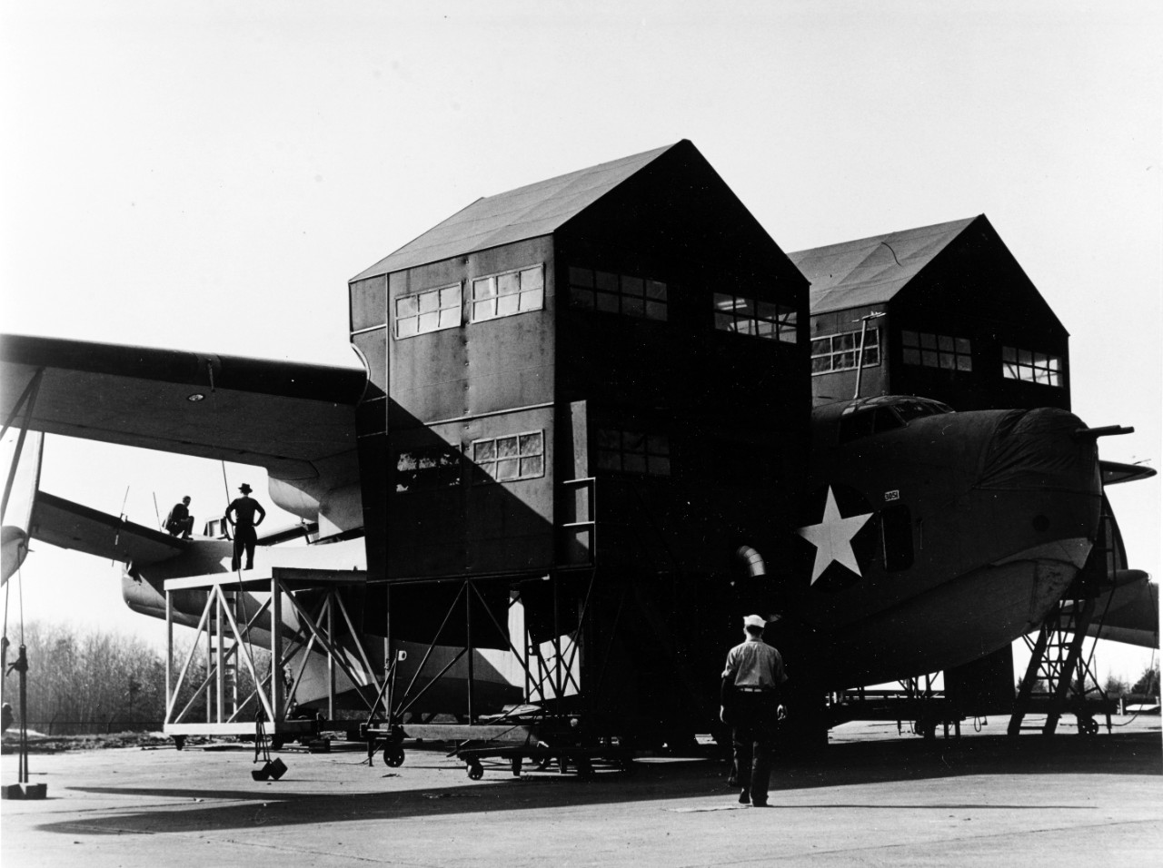 Glenn L. Martin Aircraft Factory, Baltimore, MD.
