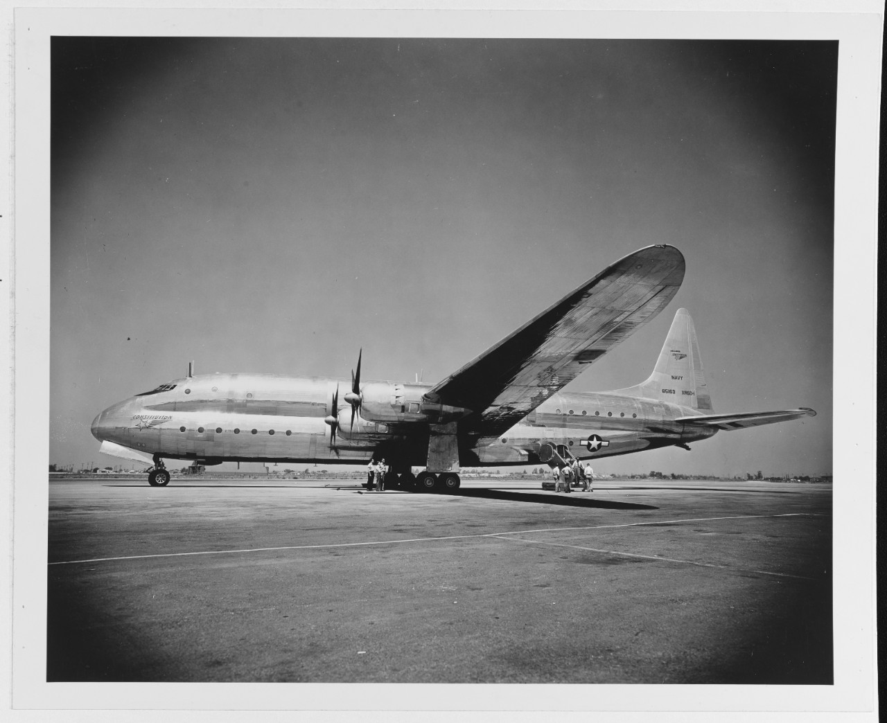 Lockheed XR60-1 "Constitution" transport (Bu. no. 85163)