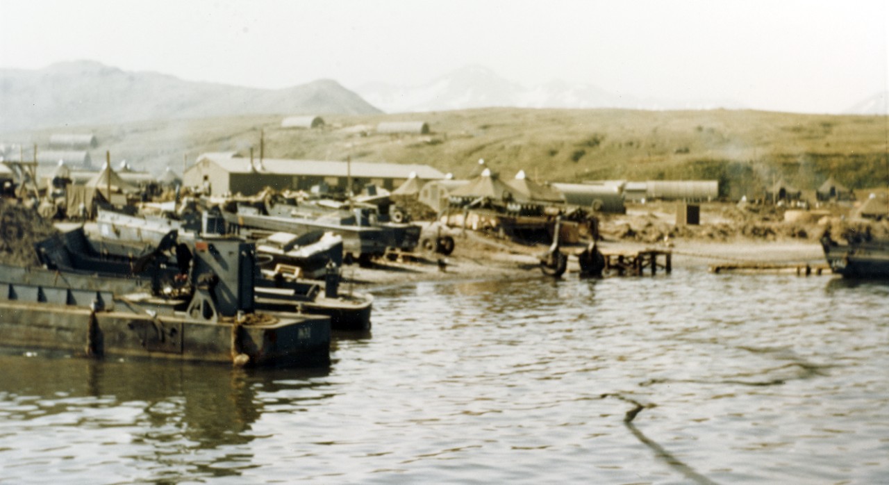 LCMs and other landing craft, 20 October 1944