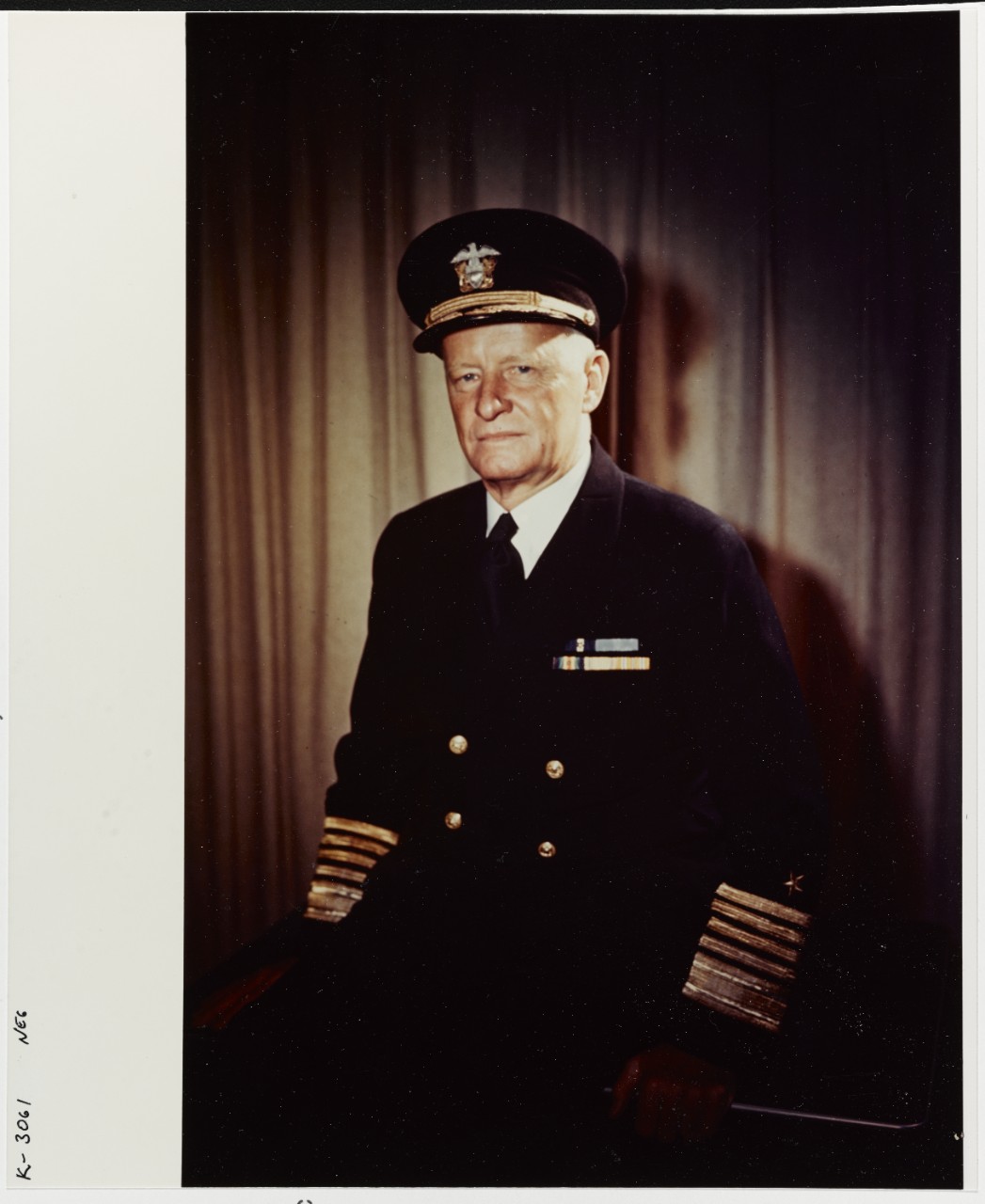 Photographed at the Navy Department , Washington, D.C., in March 1945.