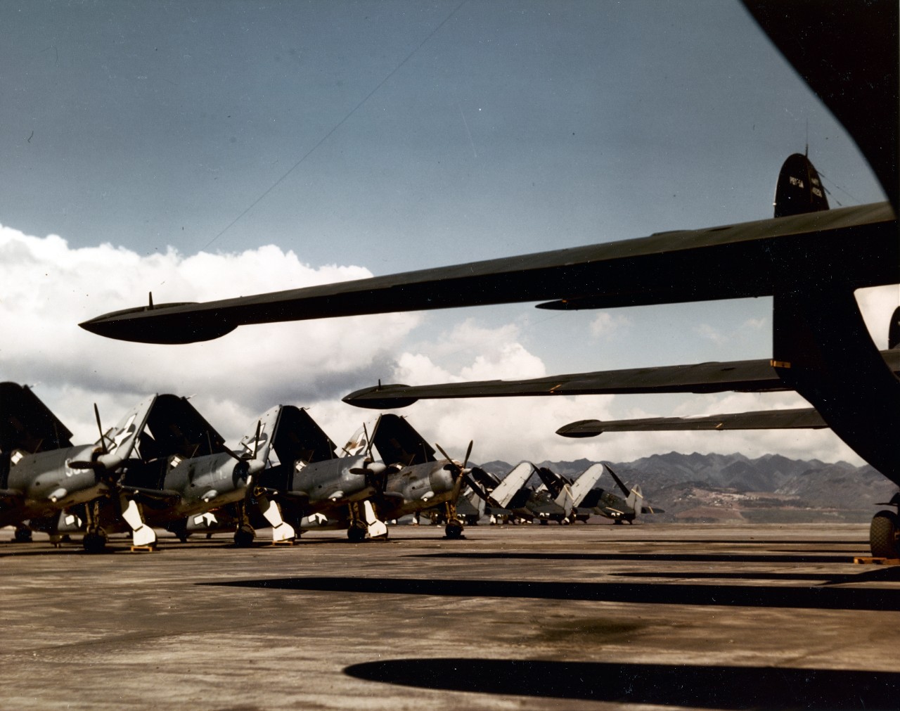 CURTISS SB2C HELLDIVER Bombers, and CONSOLIDATED PBY-5A Patrol Bombers -including Bu-48256