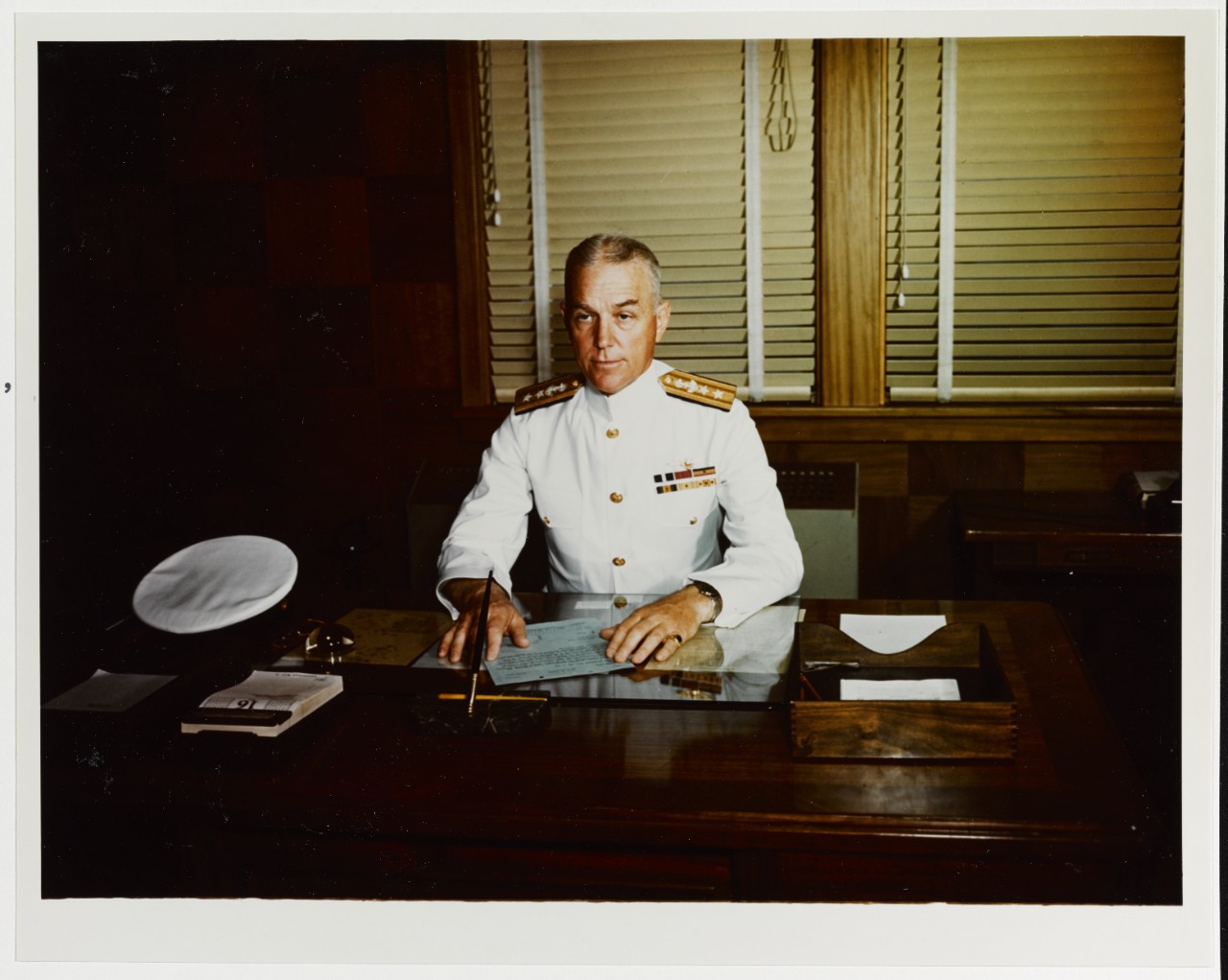 Rear Admiral Osbourne B. Hardison, chief of Naval Air Primary Training