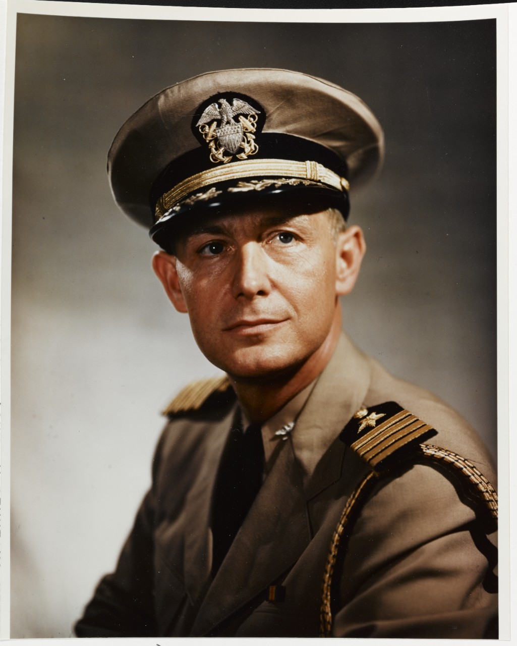 Captain George Piper, Aide to Under Secretary of the Navy Ralph A. Bard, July 1945