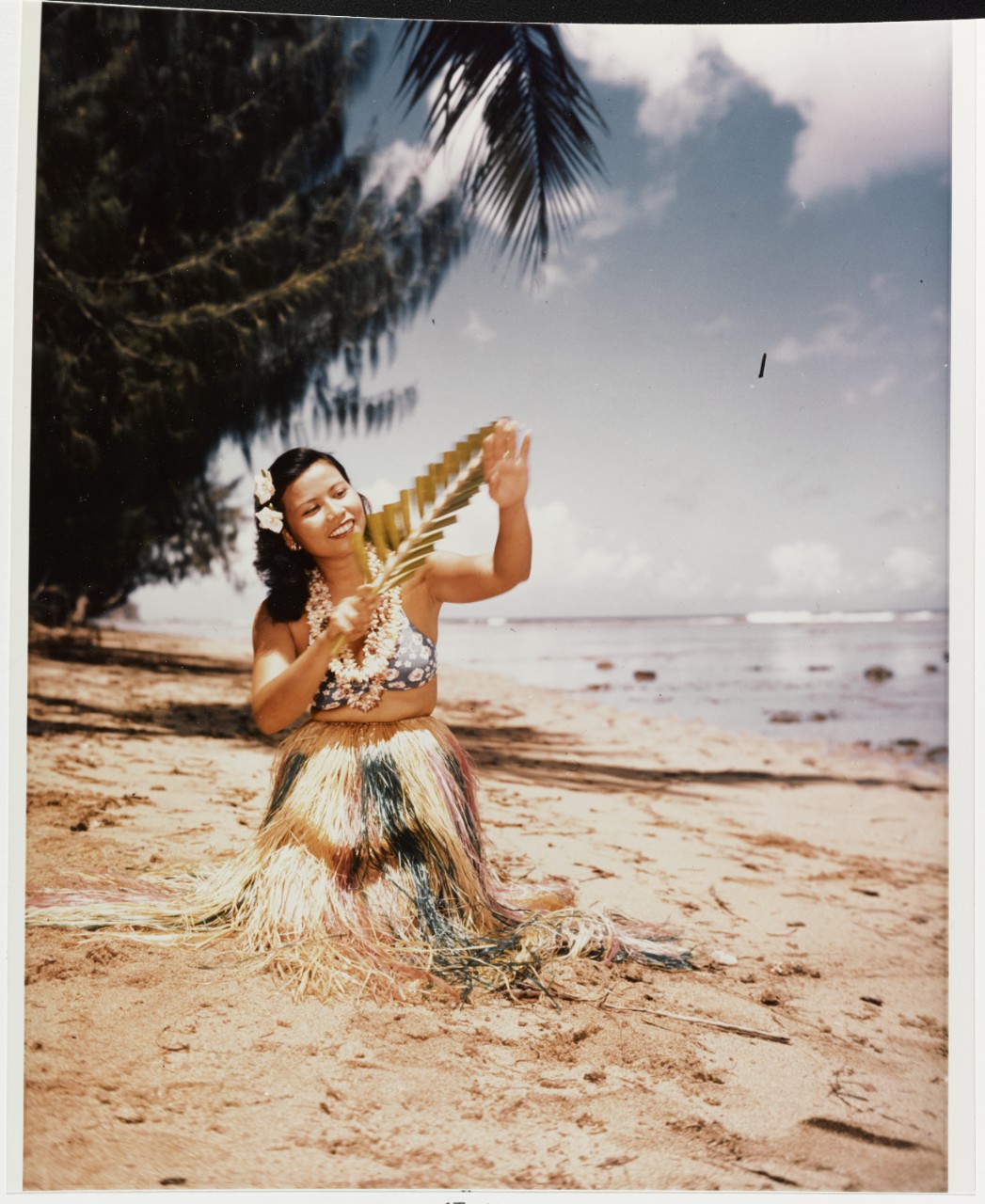 Miss Terry Perez, of Apra Village, Guam. Circa July 1945.