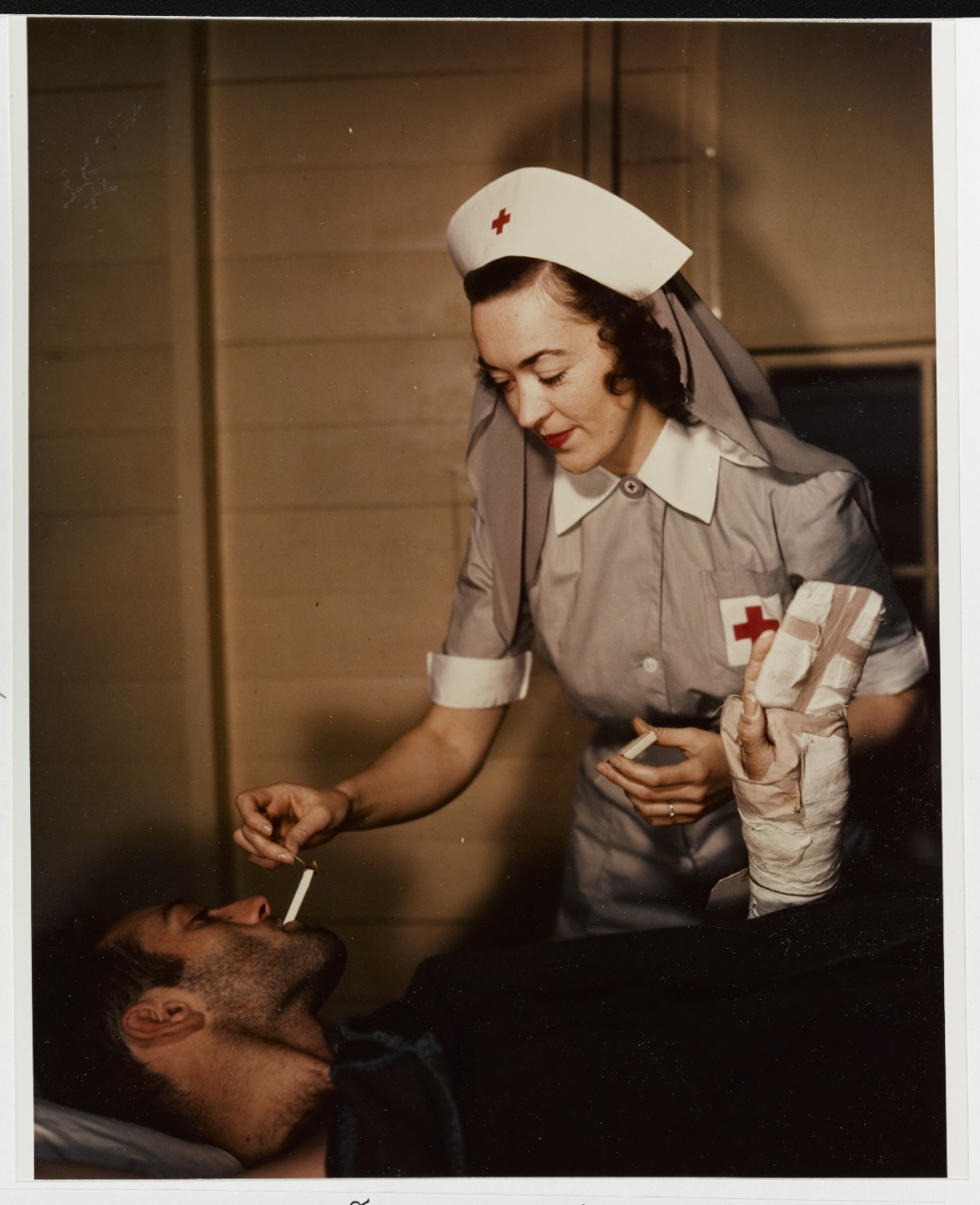 Mrs. R. D. Whitley, Volunteer red cross Grey Lady