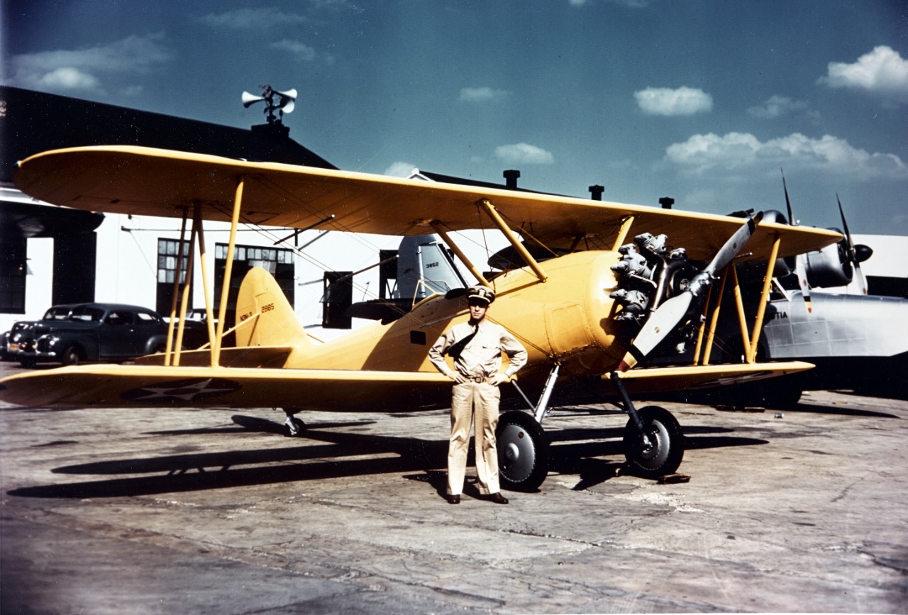 Navy N3N -3 Trainer - Yellow Peril Bu-2885.