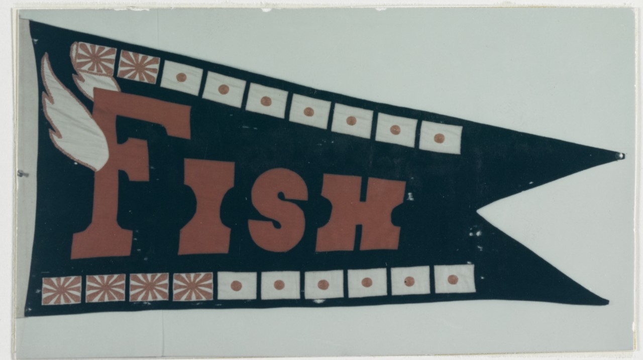 Battle Flag: USS FLYING FISH (SS-229) This battle flag dates from WWII