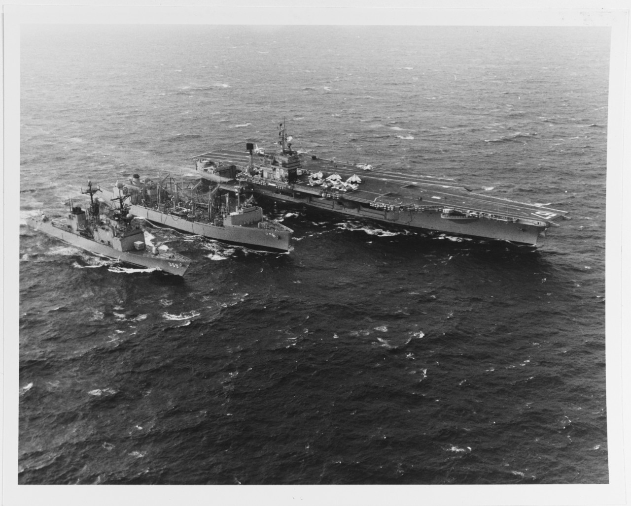 USS JOHN F. KENNEDY (CV-67) and USS PETERSON (DD-969)