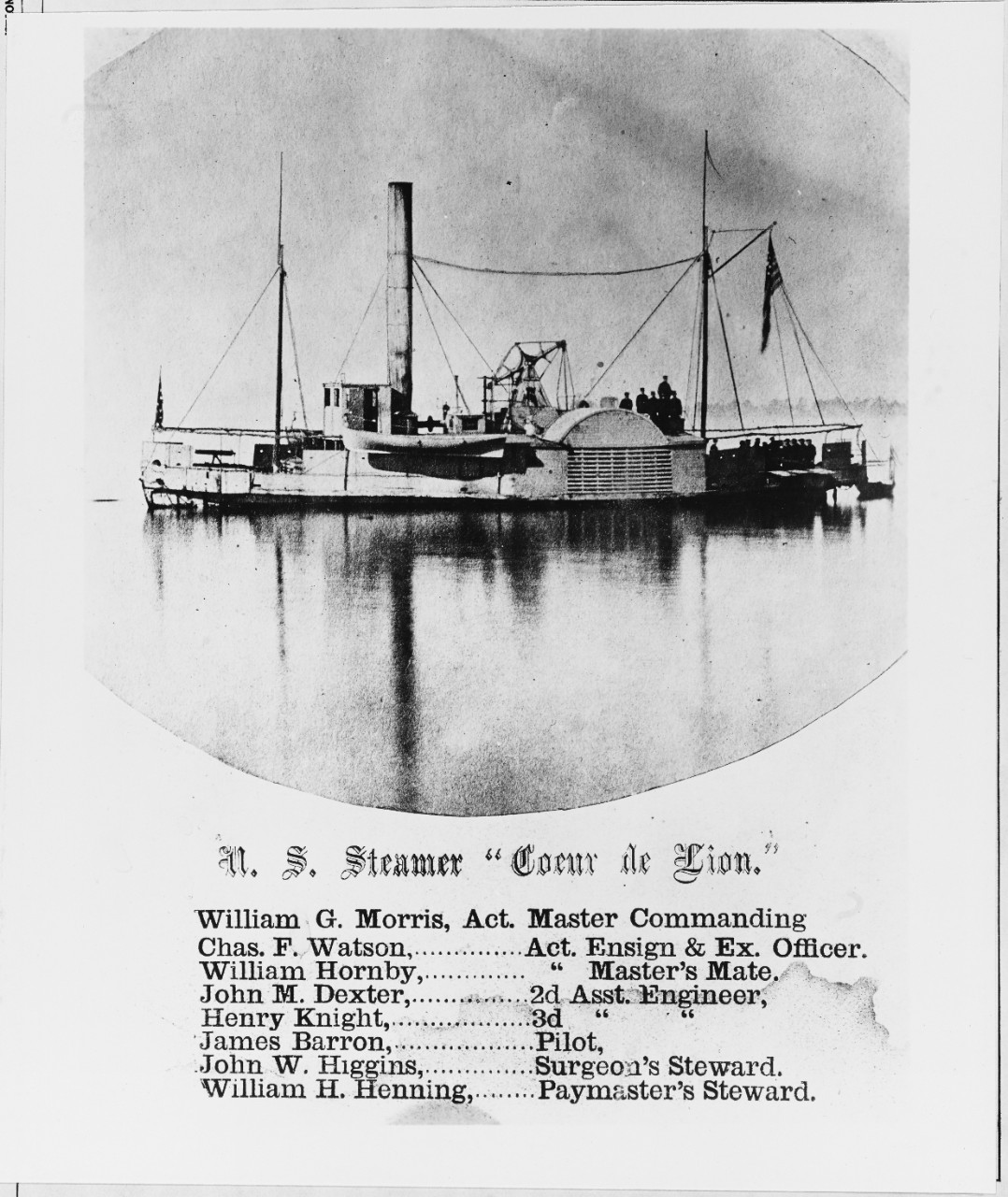 Photo #: NH 100 USS Coeur de Lion (1861-1865)