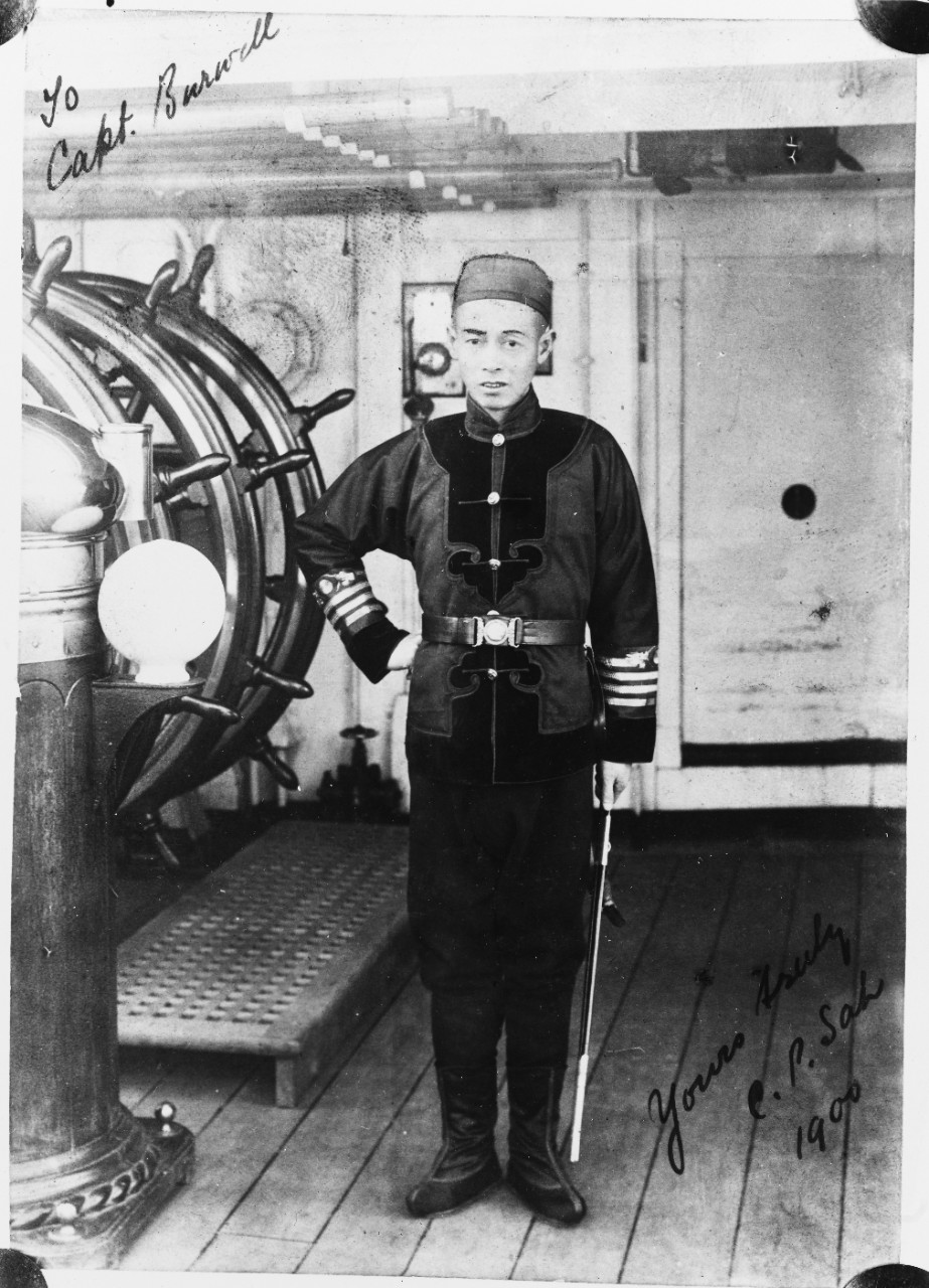 Commodore C.P. Sah, Chinese Navy, 1900.