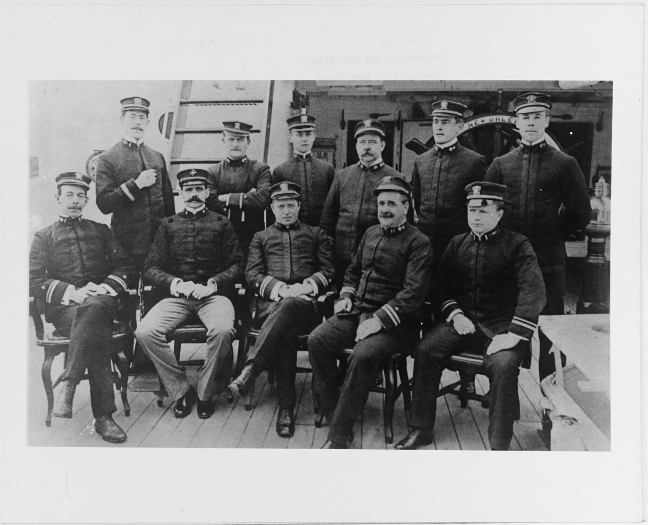 Officers of USS New Orleans (CL 22) 1902