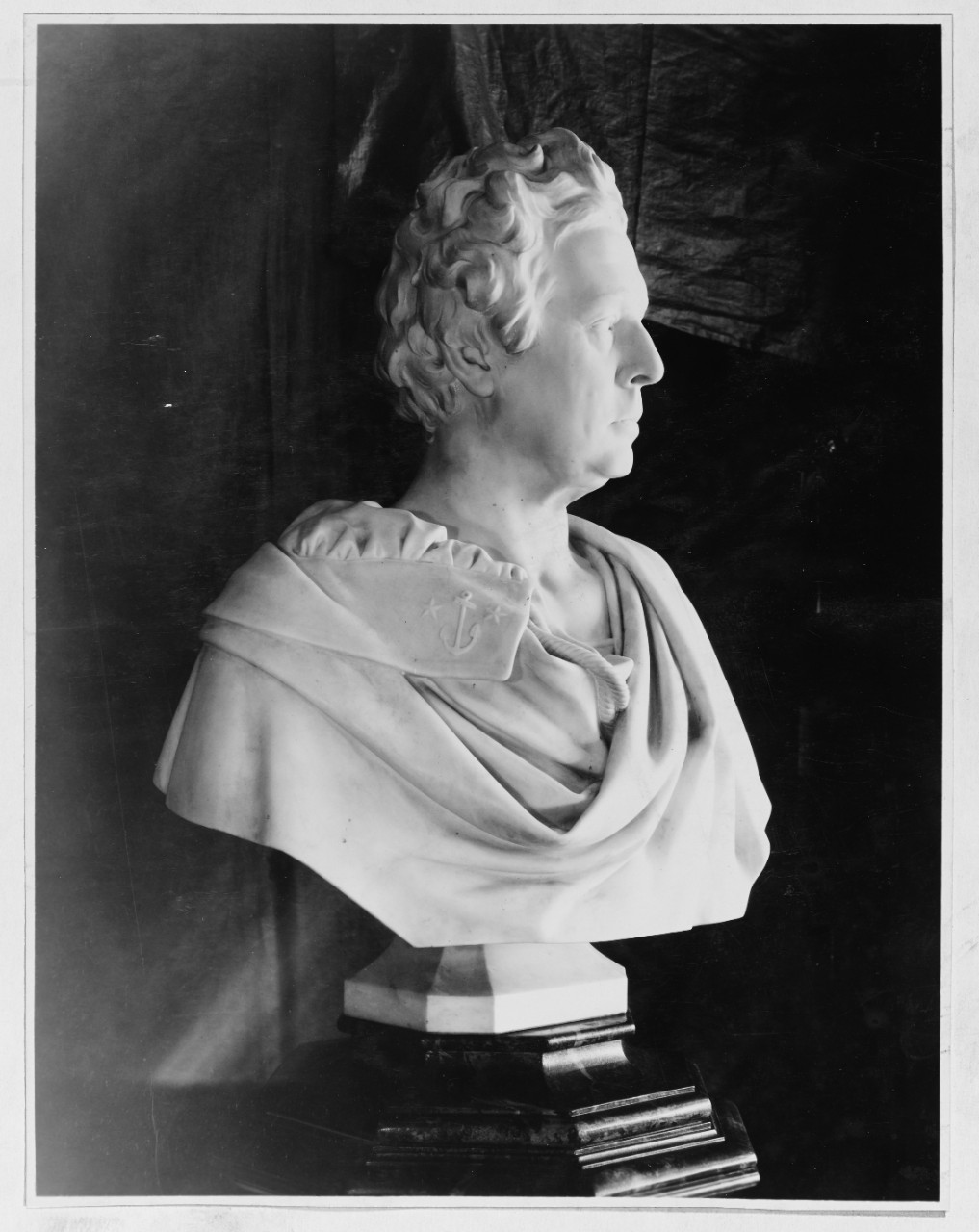 Marble bust of Commodore Matthew C. Perry, USN