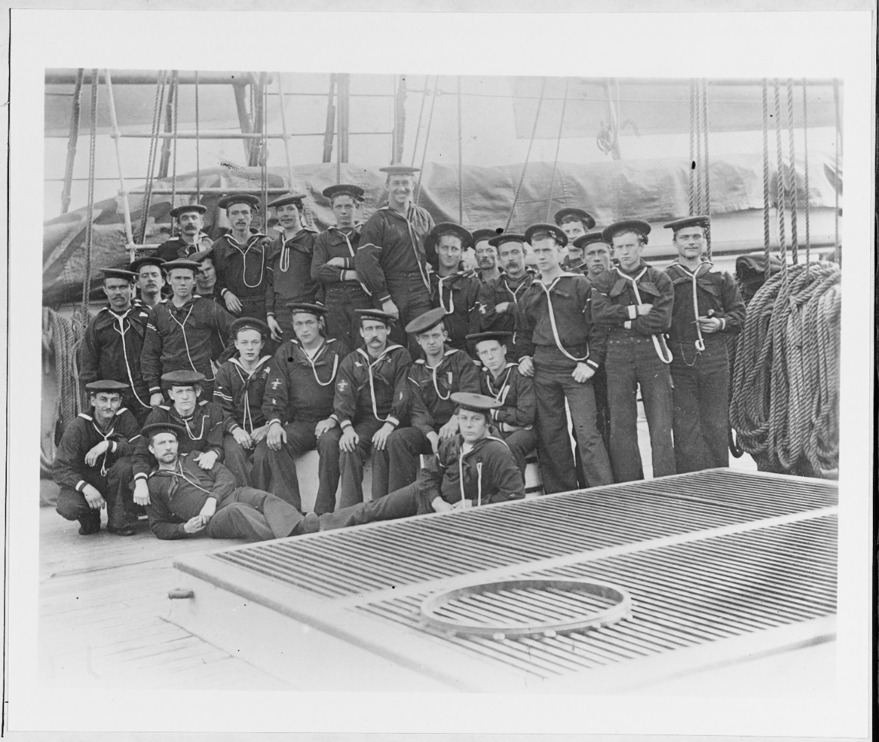 Main Topmen of the USS TENNESSEE (1865-1886). 