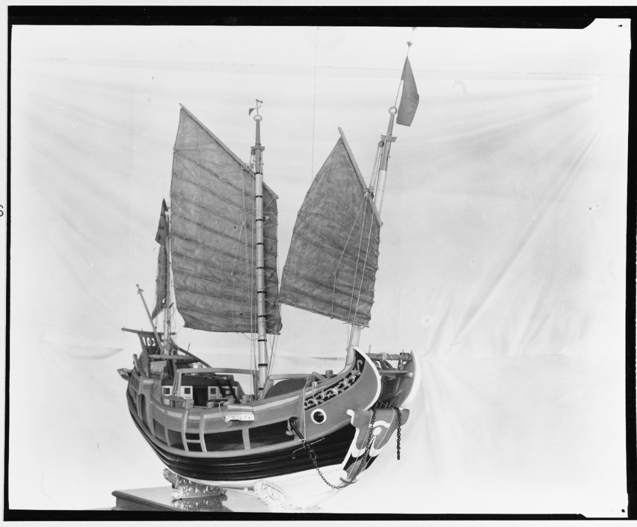 Model of Chinese Junk, of the Fukien Province Type. 