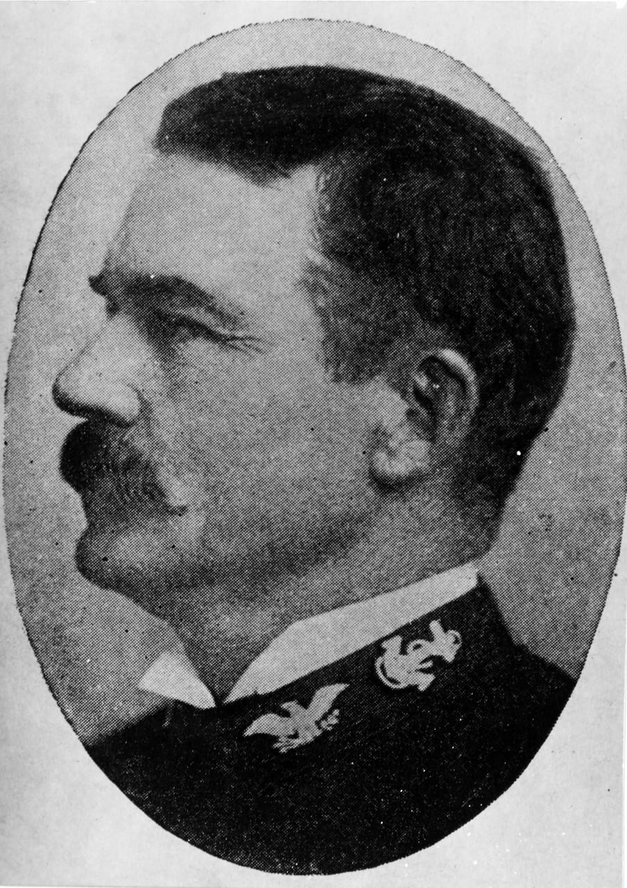 Captain Henry Glass, United States Navy, Commanding U.S.S. CHARLESTON in 1898. 