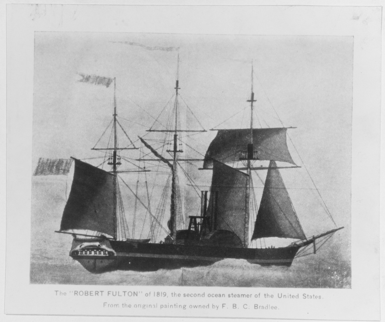 USS FULTON Merchant Vessel, 1837-61