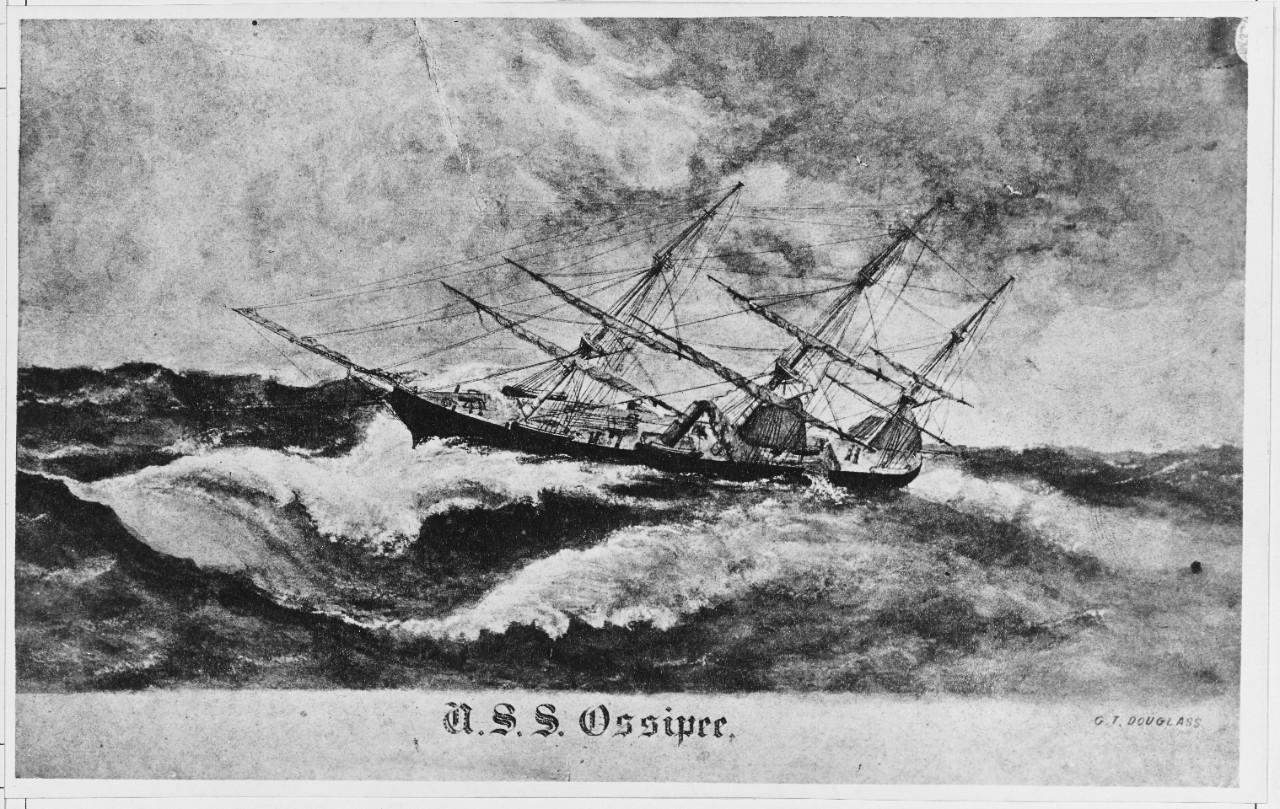 USS OSSIPEE, 1862-90