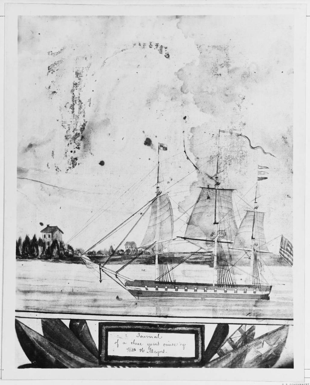 US Sloop of War CYANE, 1837-87