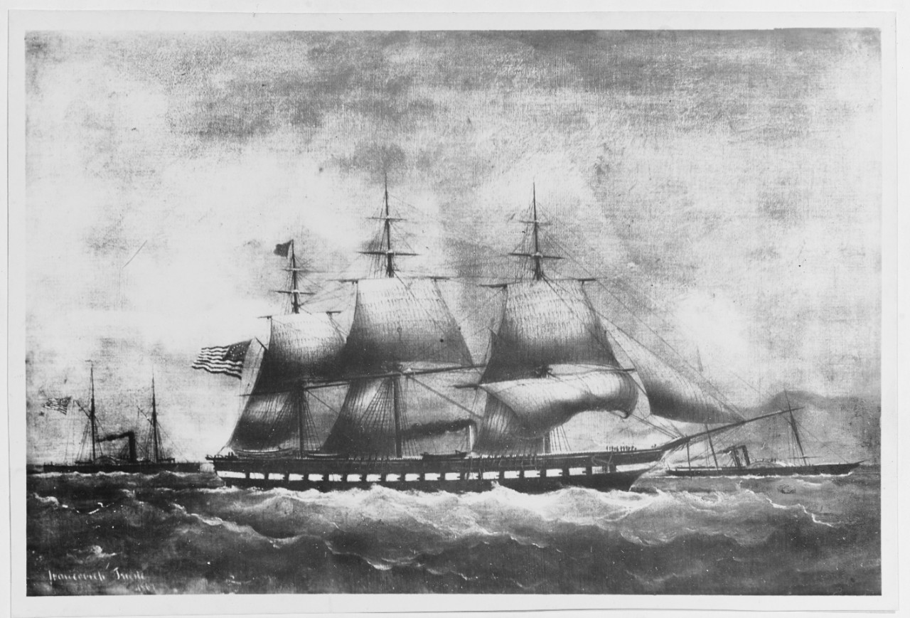 US Steam Frigate COLORADO, 1861-84