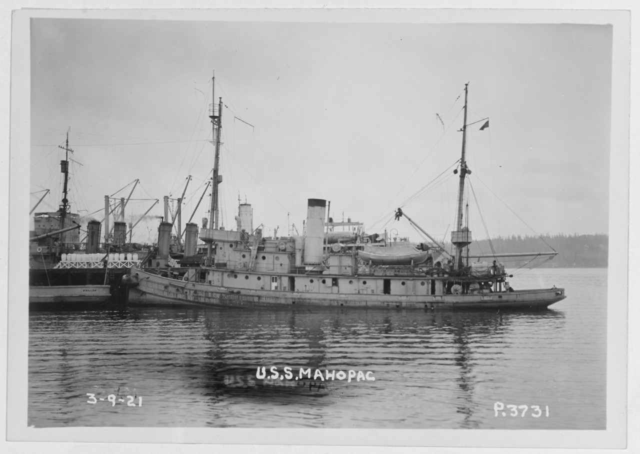 USS MAHOPAC (AT-29), 1919-47