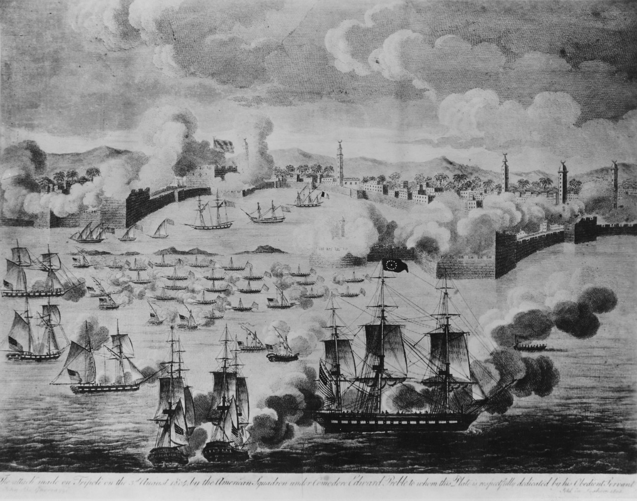 Attack of Tripoli, 3 August 1804