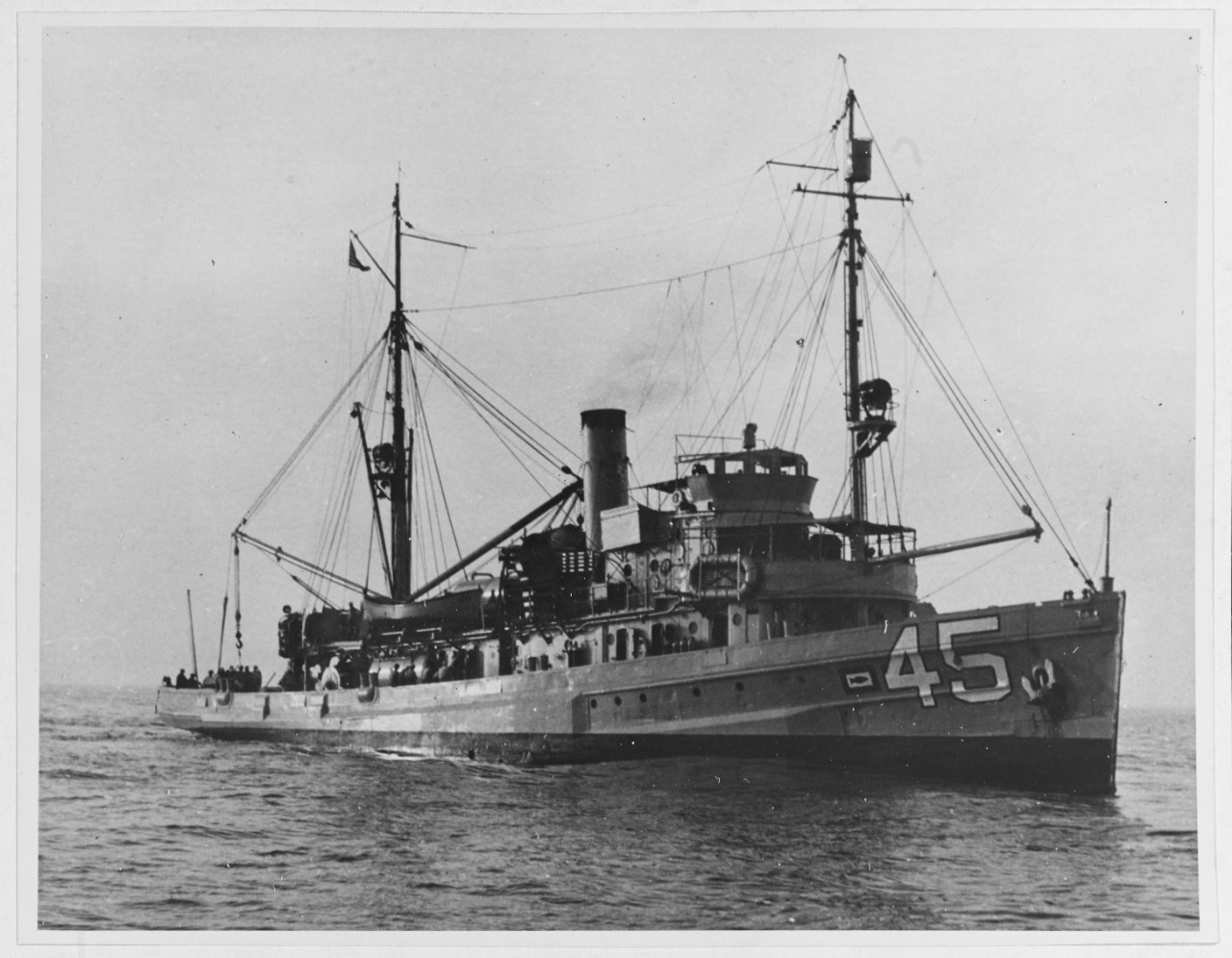 USS ORTOLAN (AM-45), 1919-47