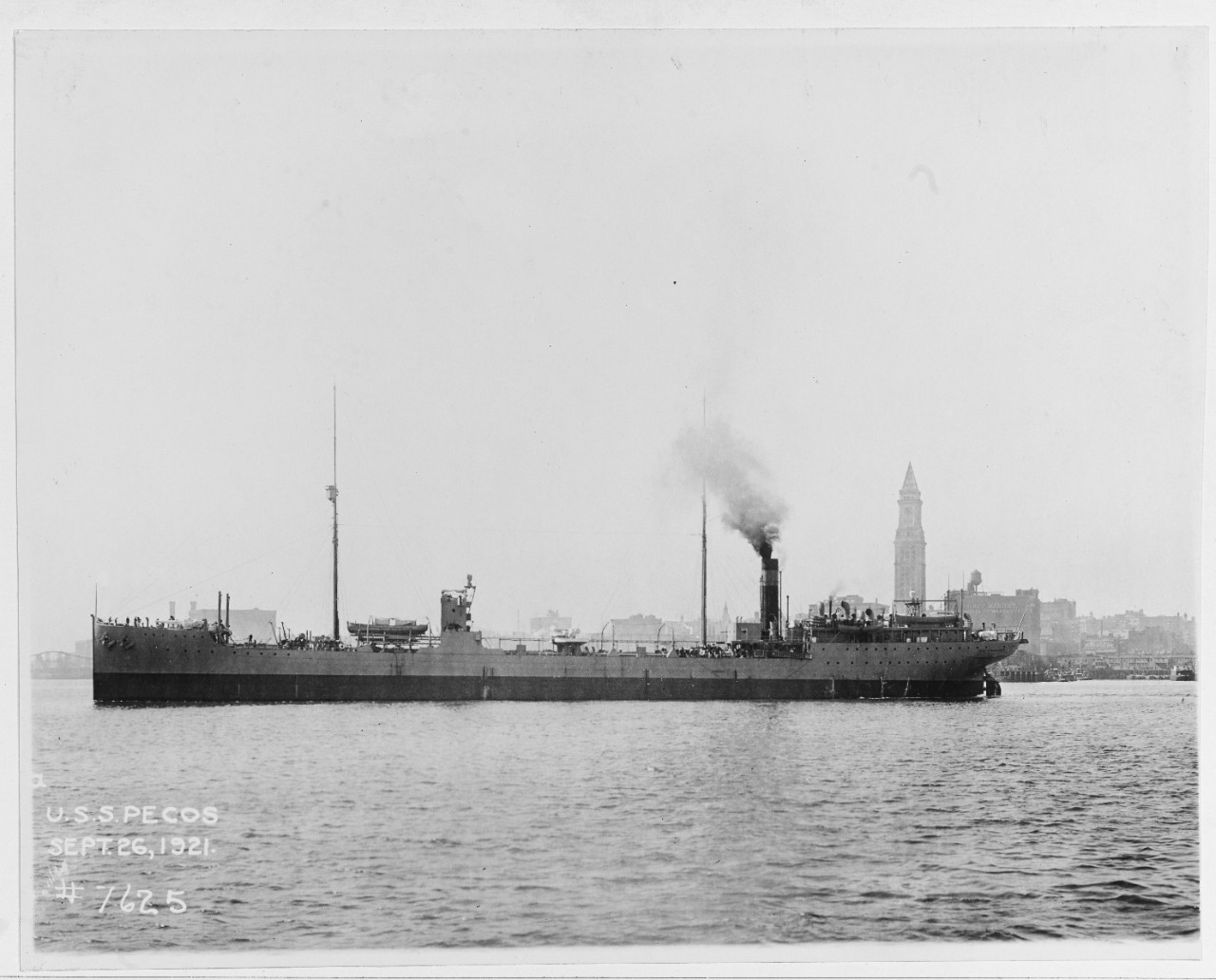 USS PECOS (AO-6), 1921-42